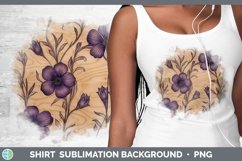 GorgeousWood Burned Flowers Shirt design.