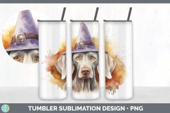 Halloween Weimaraner Dog Tumbler | Sublimation 20 oz Skinny Product Image 4