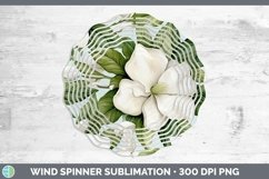 GorgeousWatercolor Flowers Wind Spinner design.