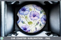 GorgeousWatercolor Flowers Car Coaster design.