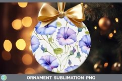 GorgeousWatercolor Flowers Ornament design.