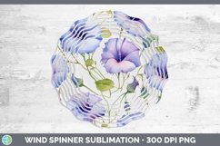 GorgeousWatercolor Flowers Wind Spinner design.