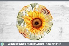 GorgeousWatercolor Flowers Wind Spinner design.