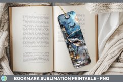 Gothic Shark Bookmark Sublimation Printable Designs Product Image 1