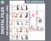 Dog Breed Air Freshener Bundle Sublimation Designs - Dogs 01 Product Image 19