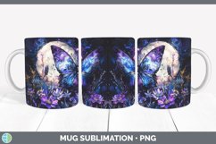 Galaxy Butterfly Mug Wrap Sublimation Coffee Cup Designs Product Image 1