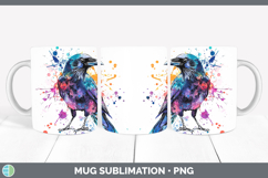 Splash Birds 01 Mug PNG Sublimation Design Bundle Product Image 6