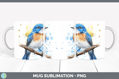 Splash Birds 01 Mug PNG Sublimation Design Bundle Product Image 7