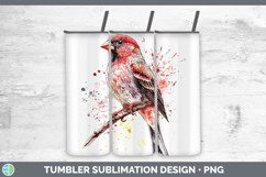 Splash Birds 01 Tumbler PNG Sublimation Design Bundle Product Image 8