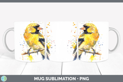 Splash Birds 01 Mug PNG Sublimation Design Bundle Product Image 9