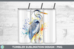 Splash Birds 01 Tumbler PNG Sublimation Design Bundle Product Image 10
