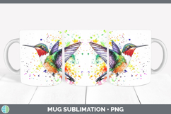 Splash Birds 01 Mug PNG Sublimation Design Bundle Product Image 11