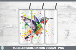 Splash Birds 01 Tumbler PNG Sublimation Design Bundle Product Image 11