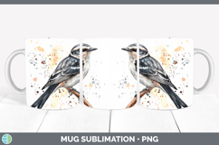 Splash Birds 01 Mug PNG Sublimation Design Bundle Product Image 13