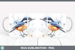 Splash Birds 01 Mug PNG Sublimation Design Bundle Product Image 14