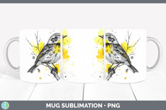 Splash Birds 01 Mug PNG Sublimation Design Bundle Product Image 19