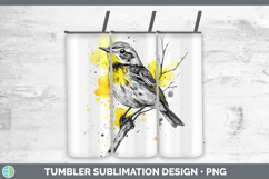 Splash Birds 01 Tumbler PNG Sublimation Design Bundle Product Image 19