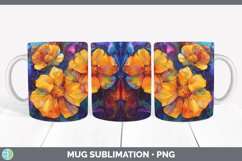 Galaxy Marigold Mug Wrap Sublimation Coffee Cup Designs Product Image 1