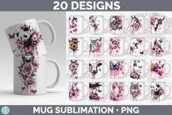 Pink Drip Best Sellers 01 Mug PNG Sublimation Bundle Product Image 1