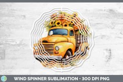 Autumn Vintage Truck Wind Spinner | Bundle Spinner Designs Product Image 3
