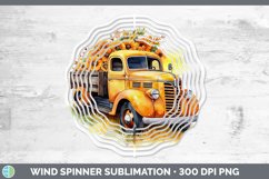 Autumn Vintage Truck Wind Spinner | Bundle Spinner Designs Product Image 4