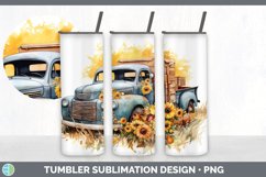 Autumn Vintage Truck Tumbler | Bundle 20 oz Skinny Tumbler D Product Image 5