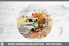 Autumn Vintage Truck Wind Spinner | Bundle Spinner Designs Product Image 7