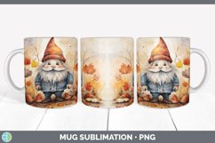 Autumn Gnomes Mug Wrap | Bundle Coffee Cup Designs Product Image 5
