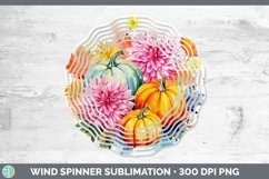 Autumn Chrysanthemums Wind Spinner | Bundle Spinner Designs Product Image 4