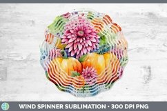 Autumn Chrysanthemums Wind Spinner | Bundle Spinner Designs Product Image 7