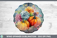 Autumn Chrysanthemums Wind Spinner | Bundle Spinner Designs Product Image 8