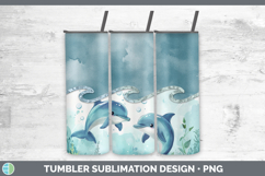 Add a Name Sea Animals Tumbler PNG Sublimation Design Bundle Product Image 2