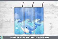 Add a Name Sea Animals Tumbler PNG Sublimation Design Bundle Product Image 5