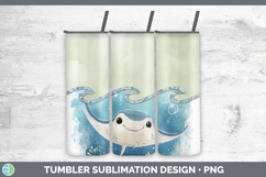 Add a Name Sea Animals Tumbler PNG Sublimation Design Bundle Product Image 9
