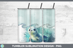Add a Name Sea Animals Tumbler PNG Sublimation Design Bundle Product Image 10