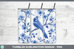Chinoiserie Birds 01 Tumbler PNG Sublimation Design Bundle Product Image 15