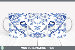 Chinoiserie Birds 01 Mug PNG Sublimation Design Bundle Product Image 13