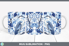 Chinoiserie Birds 01 Mug PNG Sublimation Design Bundle Product Image 21