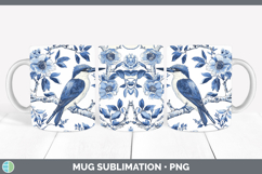 Chinoiserie Birds 01 Mug PNG Sublimation Design Bundle Product Image 14