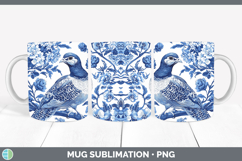 Chinoiserie Birds 01 Mug PNG Sublimation Design Bundle Product Image 20