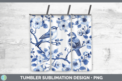 Chinoiserie Birds 01 Tumbler PNG Sublimation Design Bundle Product Image 6