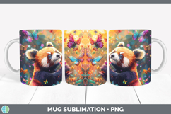 Rainbow Safari Mug PNG Glitter Sublimation Design Bundle Product Image 3