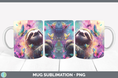 Rainbow Safari Mug PNG Glitter Sublimation Design Bundle Product Image 4