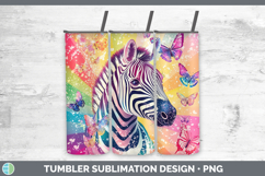 Rainbow Safari Tumbler PNG Glitter Sublimation Design Bundle Product Image 6