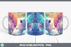 Rainbow Safari Mug PNG Glitter Sublimation Design Bundle Product Image 6