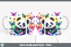 Rainbow Safari Mug PNG Glitter Sublimation Design Bundle Product Image 9