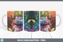 Rainbow Safari Mug PNG Glitter Sublimation Design Bundle Product Image 14