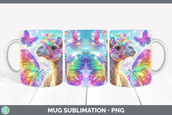Rainbow Safari Mug PNG Glitter Sublimation Design Bundle Product Image 16