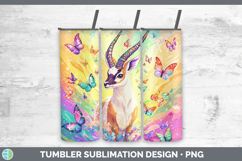 Rainbow Safari Tumbler PNG Glitter Sublimation Design Bundle Product Image 5