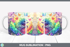 Rainbow Safari Mug PNG Glitter Sublimation Design Bundle Product Image 21